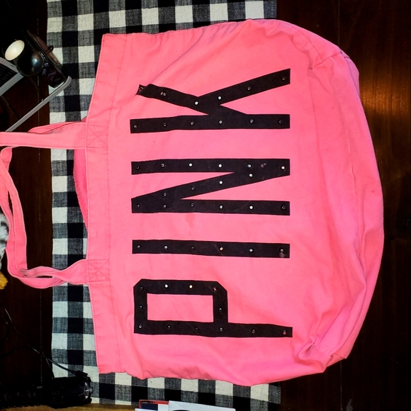 Pink Victoria Secret tote - Picture 1 of 6